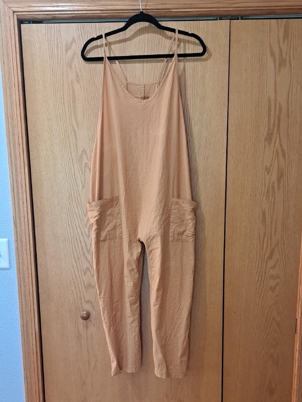 Women’s Tan Utility Jumpsuit